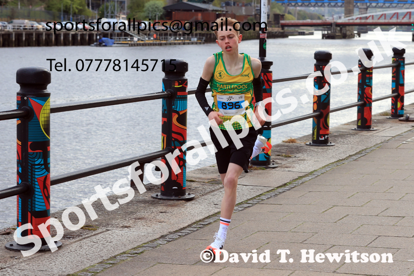 Junior 3k, 2026 Quayside 5k and Junior 3k, Newcastle/Gateshead. Photo: David T. Hewitson/Sports for All Pics